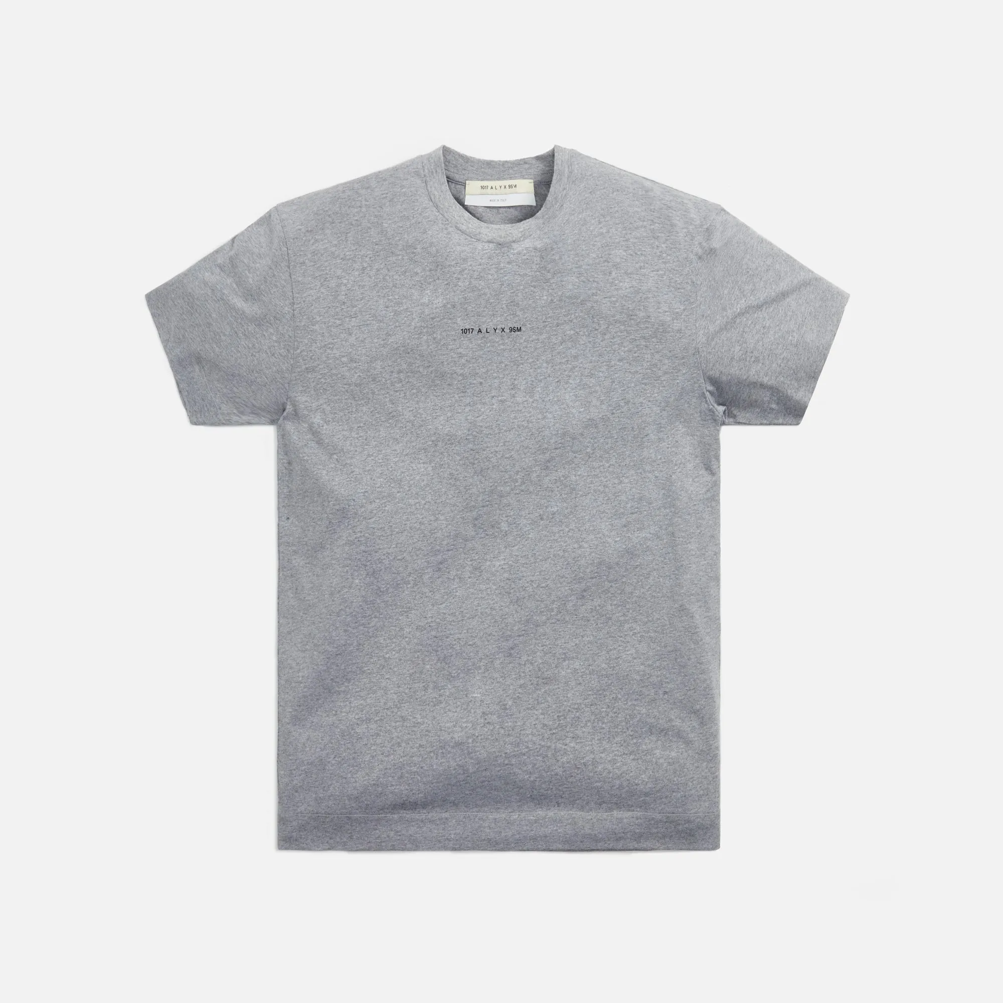 1017 ALYX 9SM Melt Circle Logo Tee - Grey Melange