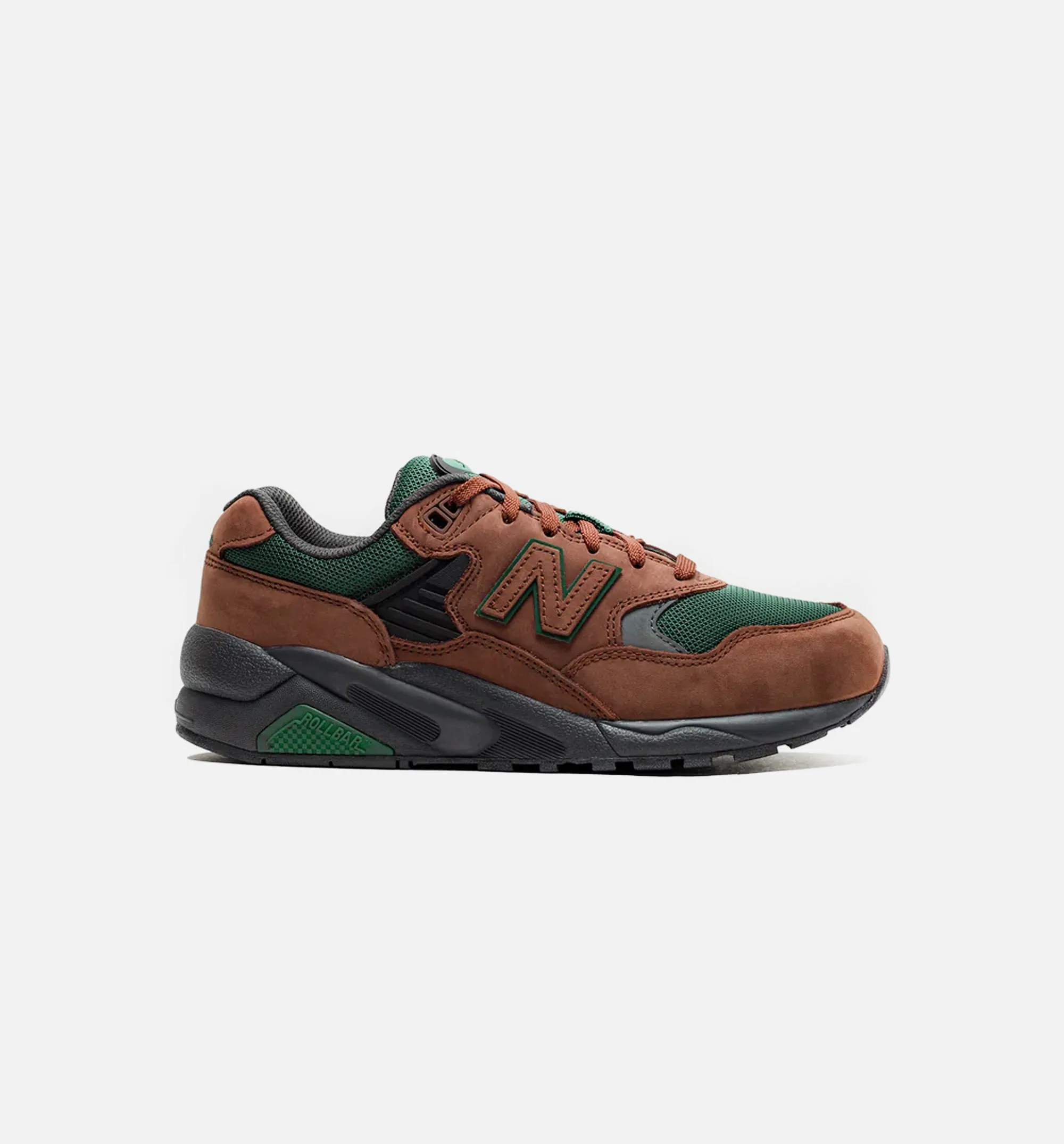 580 Mahogany Nighwatch Green Mens Lifestyle Shoe - Brown/Green