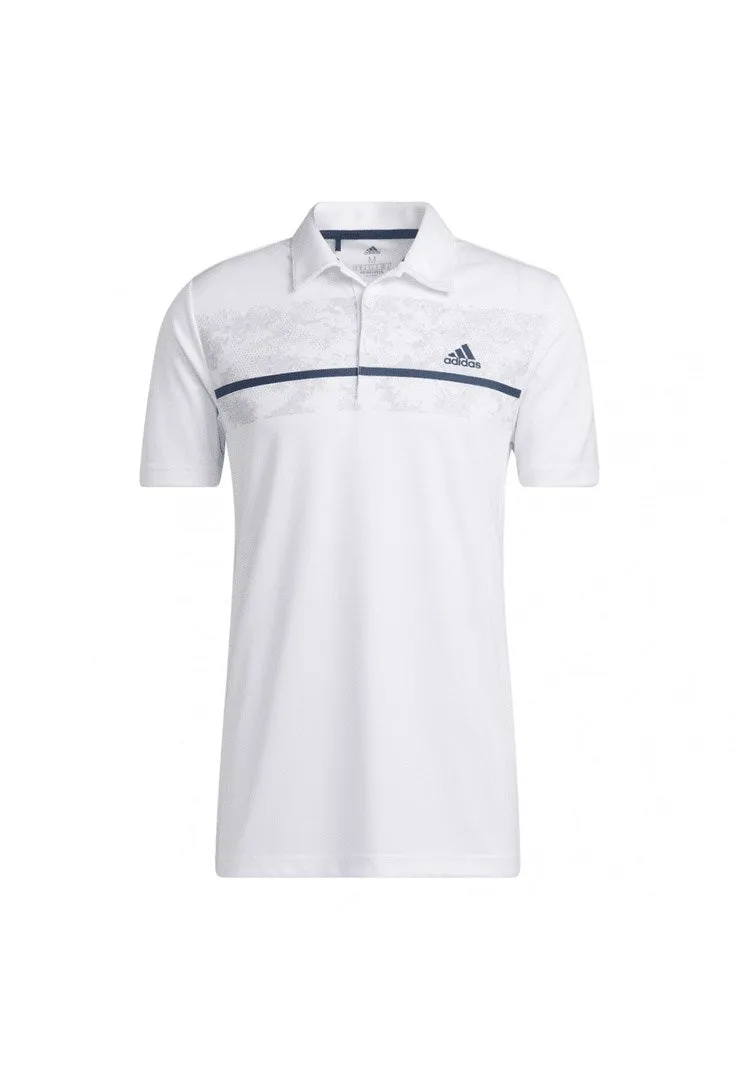 adidas Chest Print Golf Polo Shirt H36255