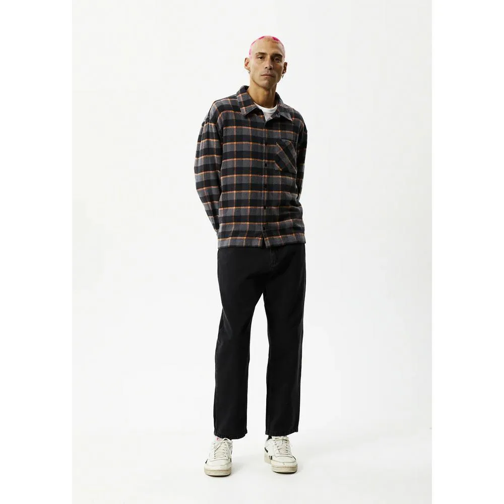 Afends Flowerbed Check Flannel Long Sleeve Shirt