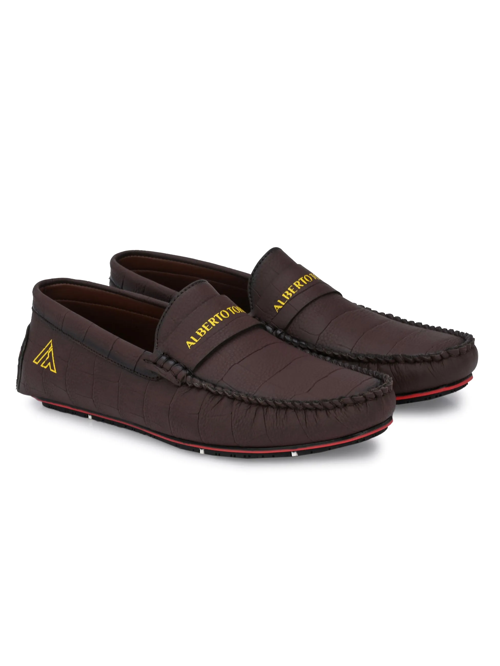 Alberto torresi Synthetic Brown Casual Loafers