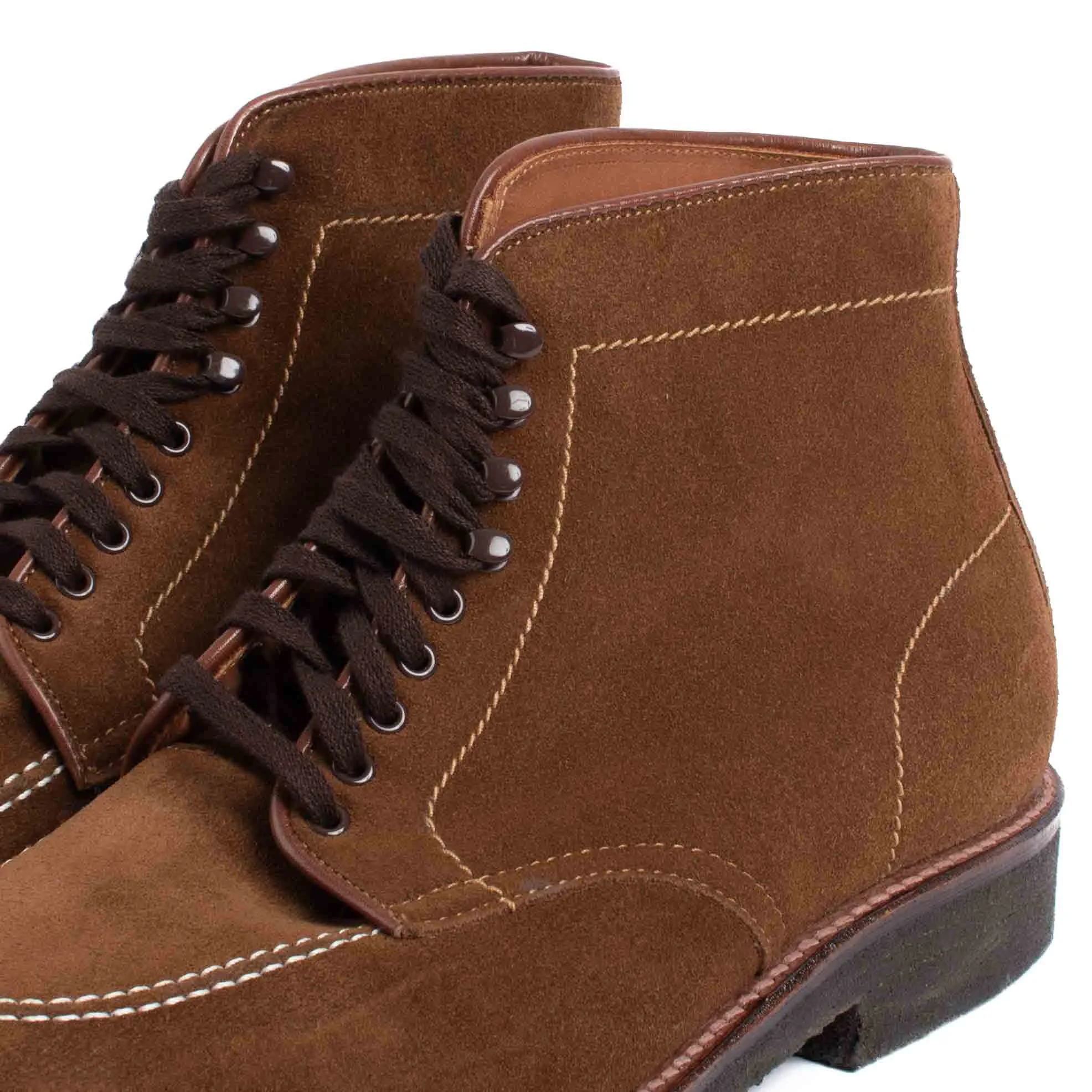 Alden Snuff Suede Indy Boot with Crepe Sole