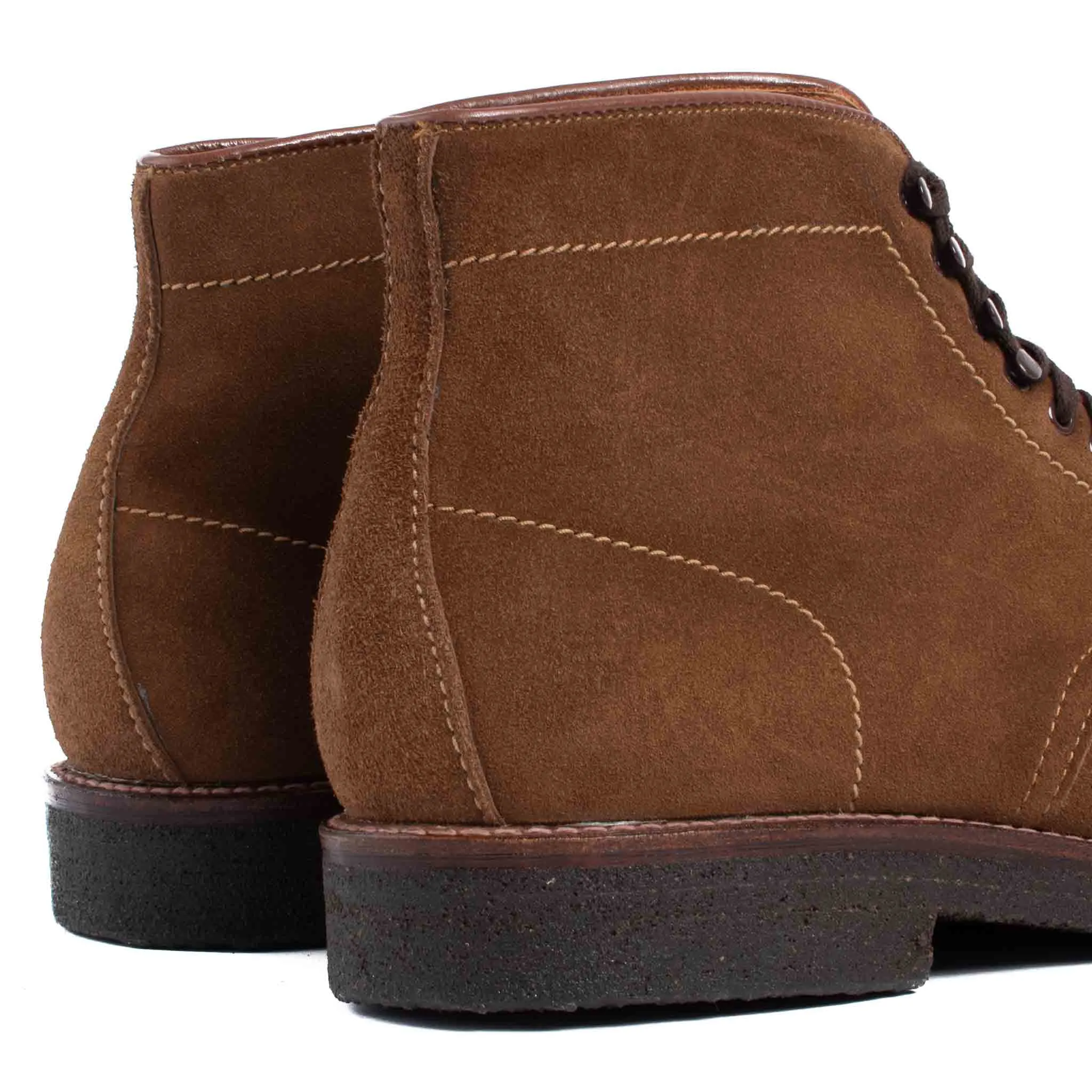 Alden Snuff Suede Indy Boot with Crepe Sole