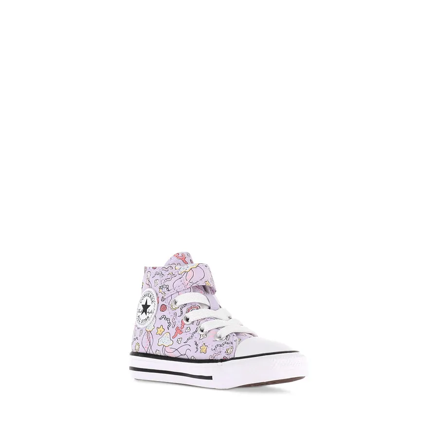 ALL STAR HI INFANT 1V MAJESTIC MERMAIDS - VAPOUR VIOLET/AQUA MIST/WHITE