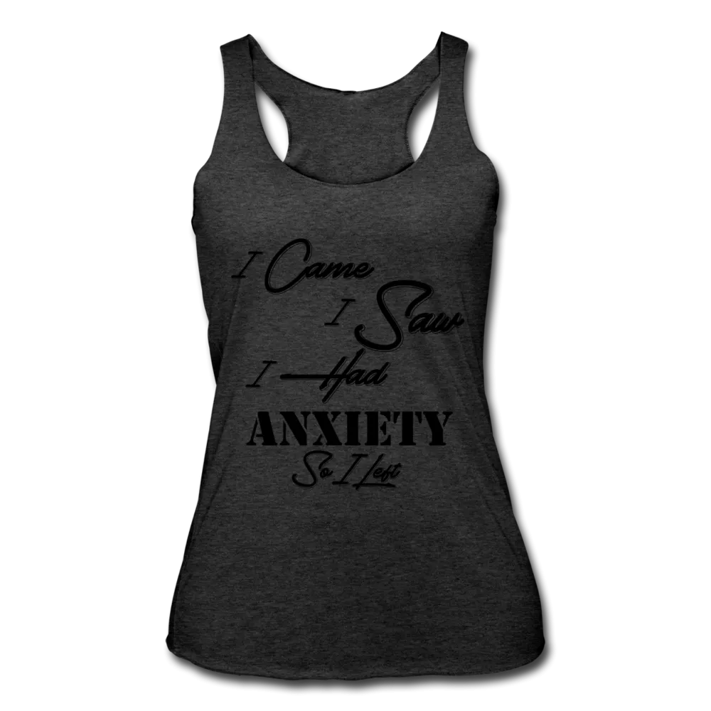 Anxiety Left Racerback Tank Top