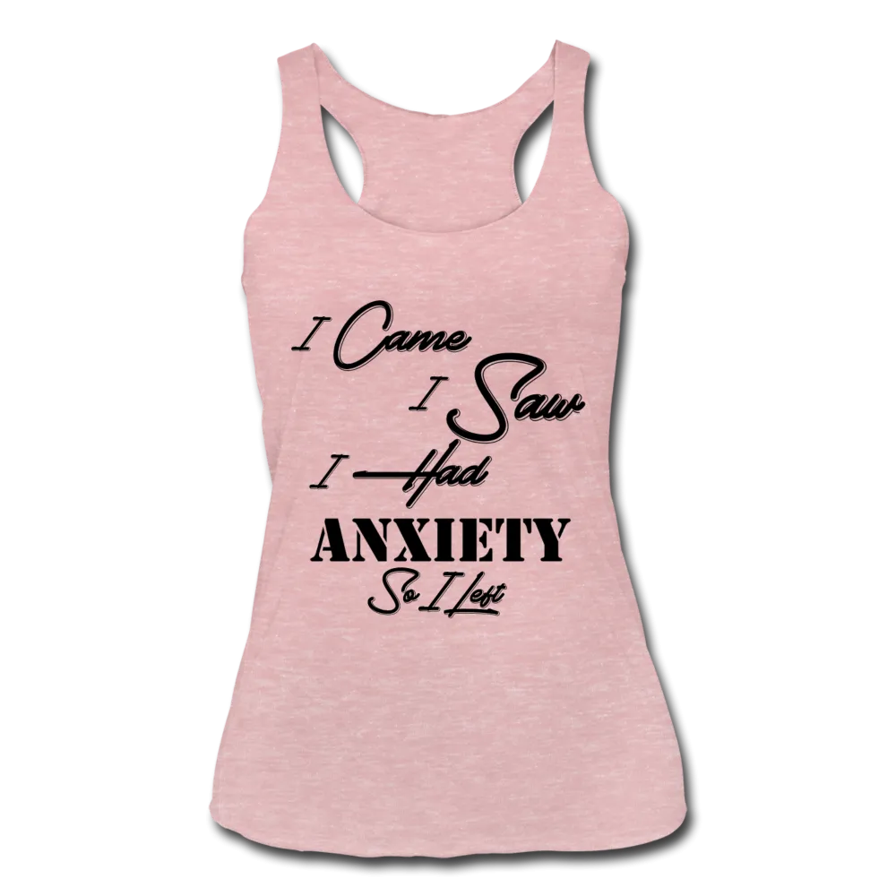 Anxiety Left Racerback Tank Top