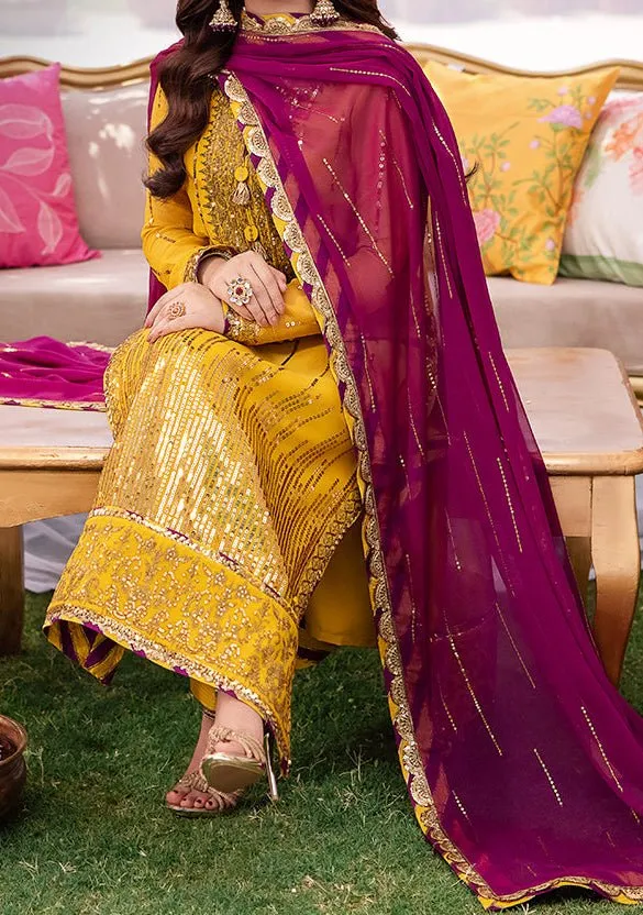 Asim Jofa Jag Mag Pakistani Chiffon Dress