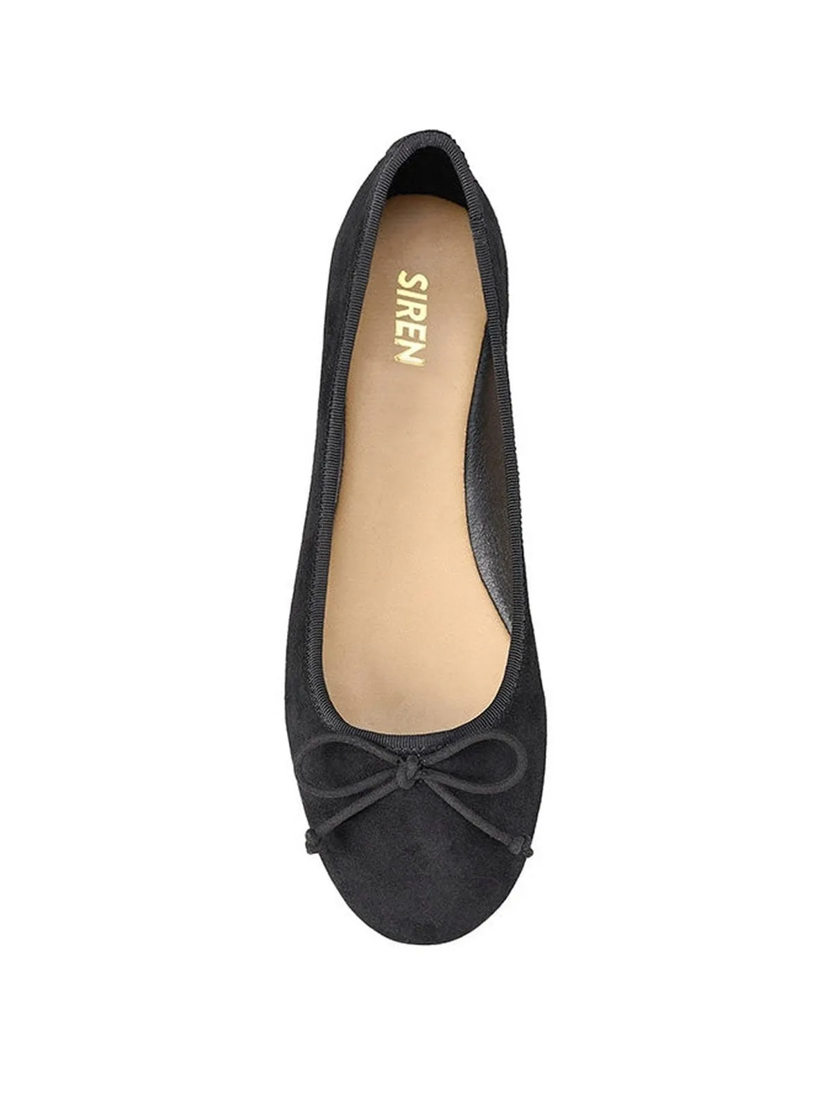 Ballet Flats - Black Suede