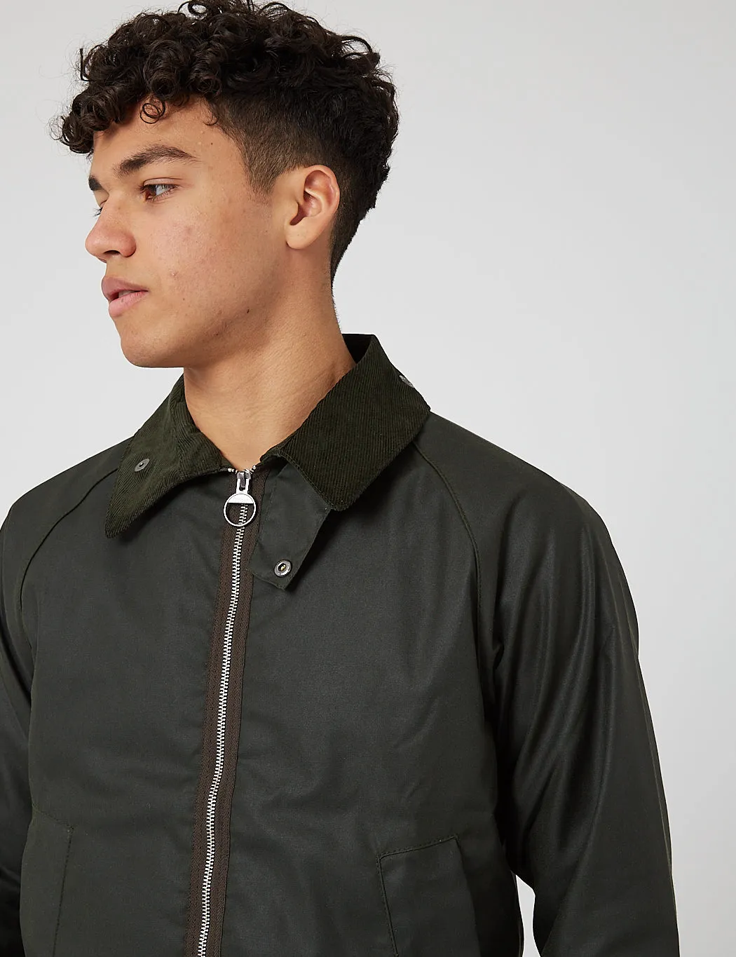 Barbour Beacon Munro Wax Jacket - Sage