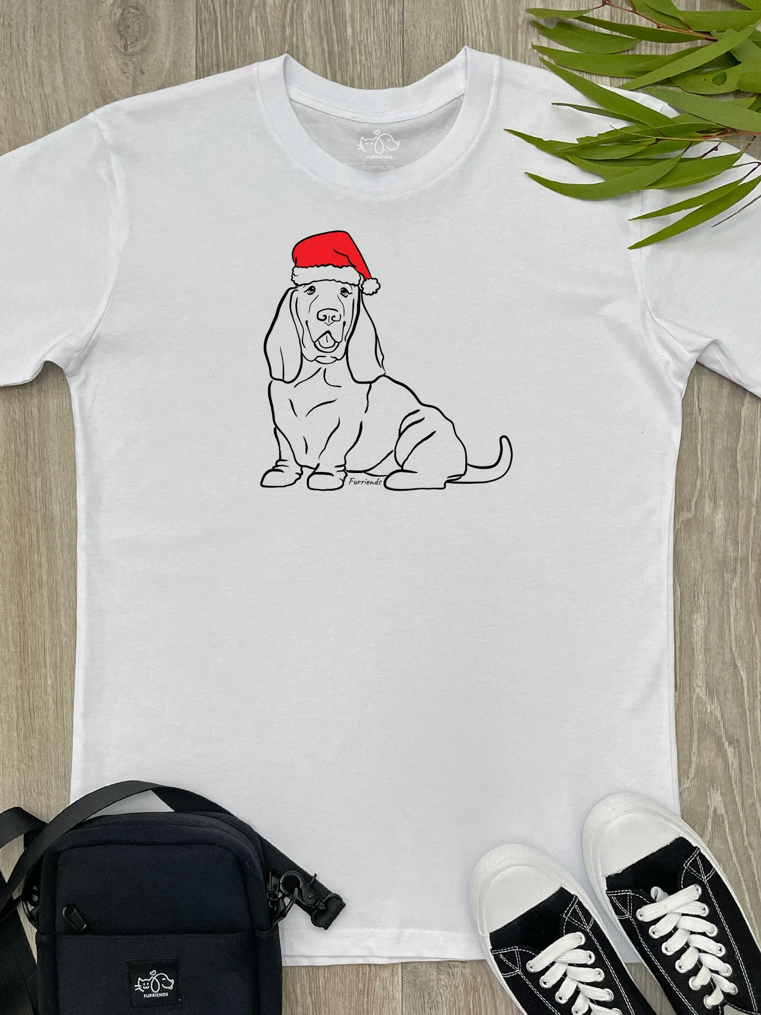 Basset Hound Christmas Edition Essential Unisex Tee