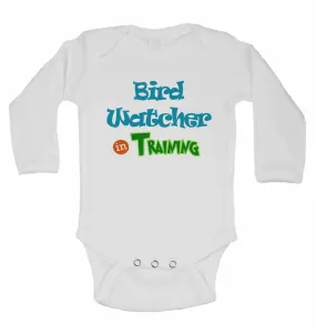 Bird Watcher in Training - Long Sleeve Baby Vests for Boys & Girls