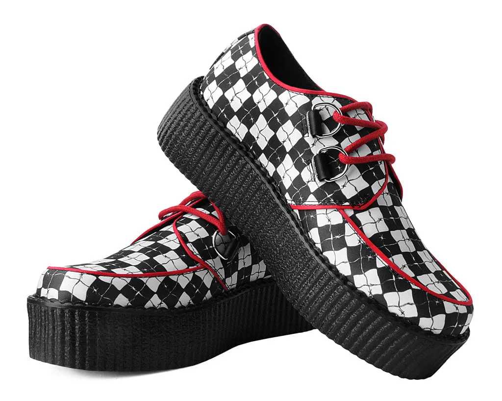 Black & White Checkered Barbwire Viva Mondo Creeper