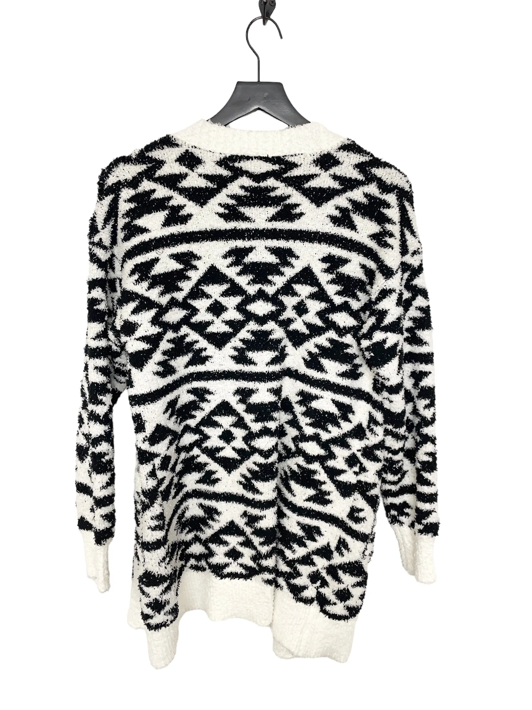 Black & White Sweater Cardigan Time And Tru, Size S