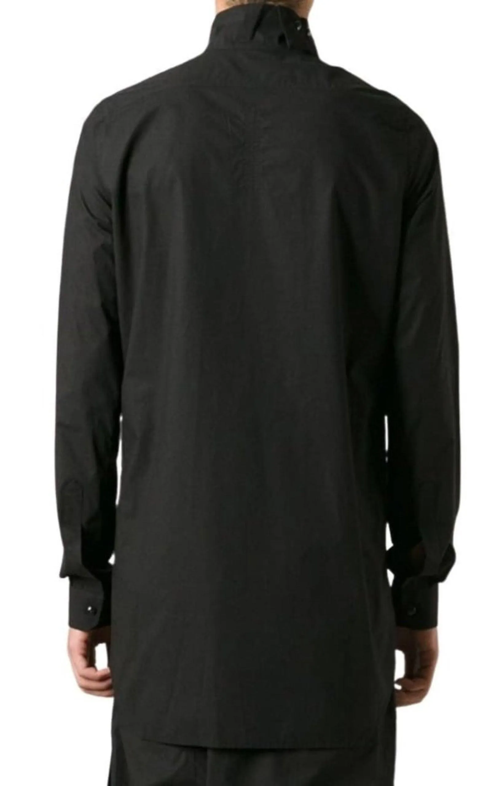 Black Cotton Island Shirt