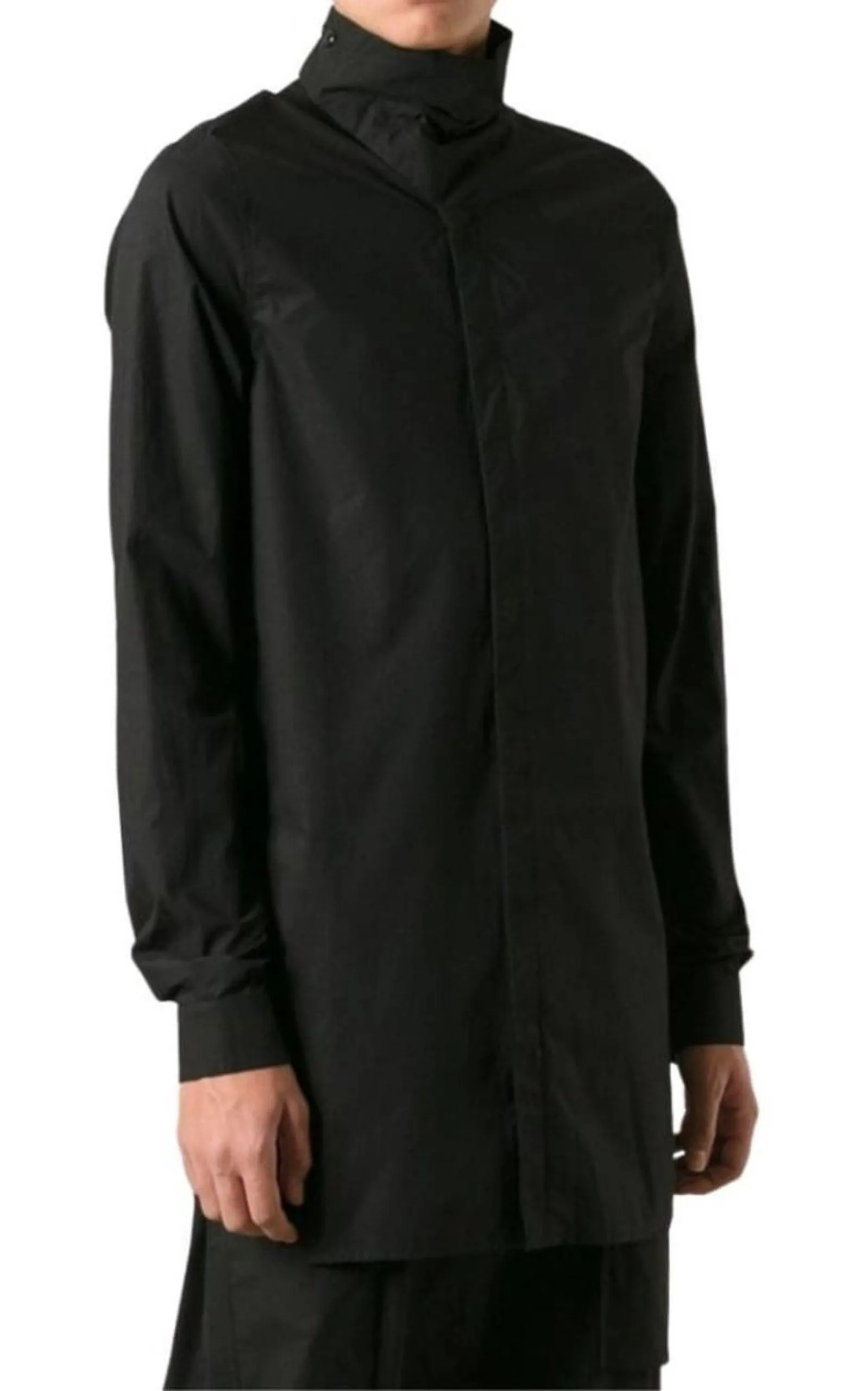 Black Cotton Island Shirt