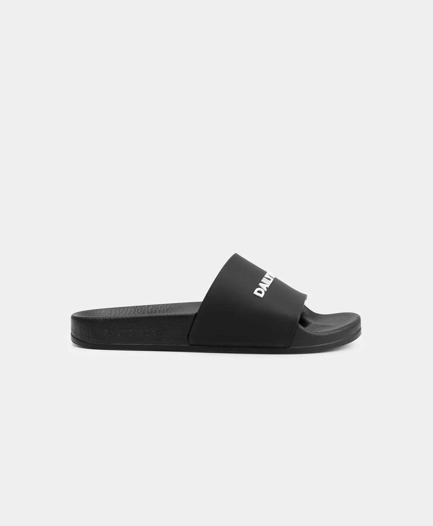 Black Reslider Logo Type Sandals