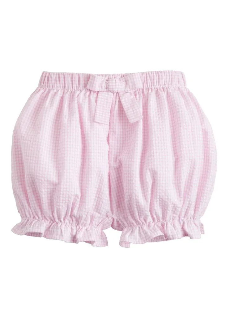 Bow Bloomers - Light Pink Gingham