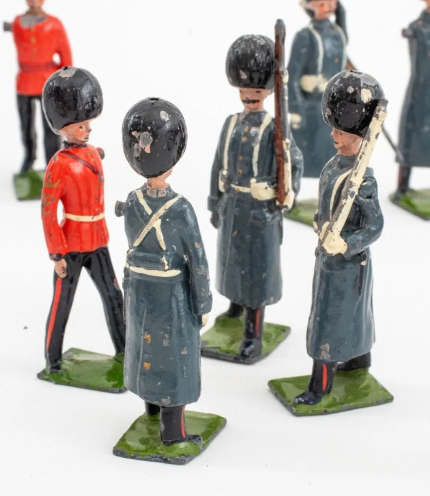 Britains Ltd Artillery Carriage & Lead Soldiers