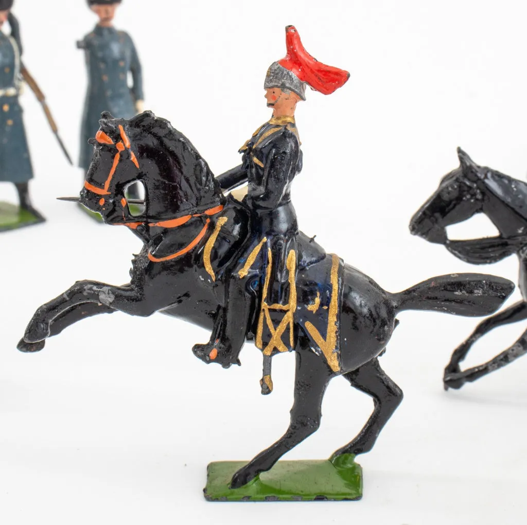 Britains Ltd Artillery Carriage & Lead Soldiers