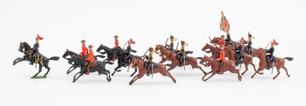 Britains Ltd Artillery Carriage & Lead Soldiers