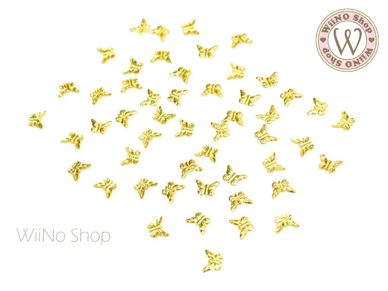 Butterfly Metal Studs - 10 pcs