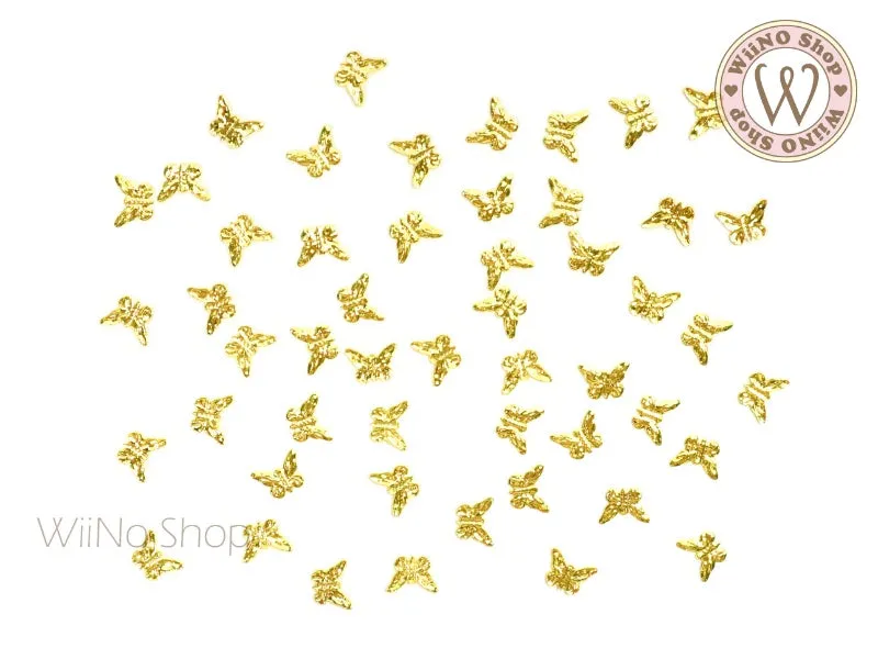 Butterfly Metal Studs - 10 pcs