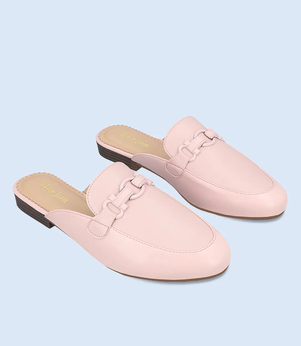 BW8160-TEA PINK-Women Casual Mules