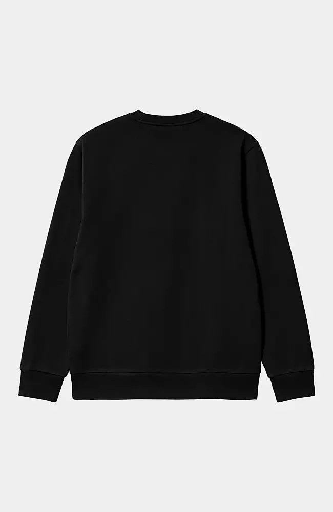 Carhartt Script Embroidery sweatshirt Black