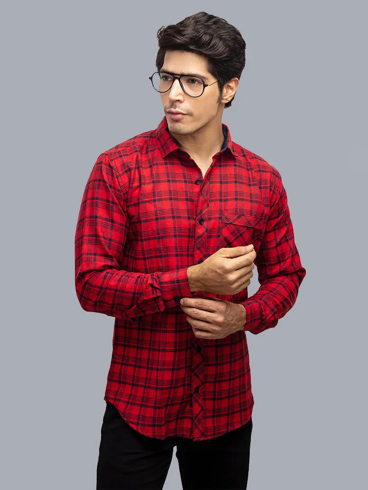 Casual Shirts for Men - Classic Checked Cotton Men