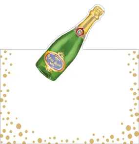 Champagne Foil Die-Cut Place Cards - 8 Per Package