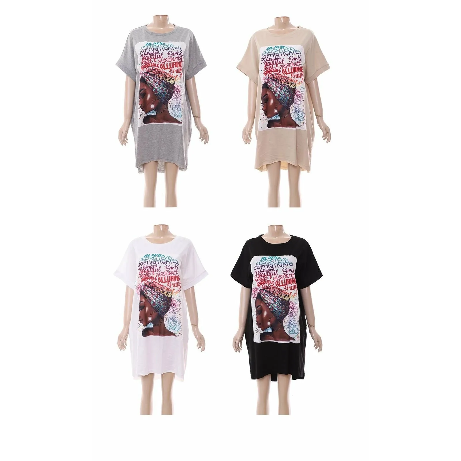 Character Print Mini Dress