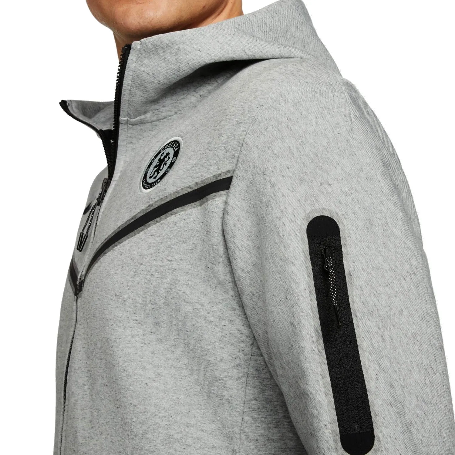 Chelsea FC grey Tech Fleece presentation tracksuit 2023/24 - Nike