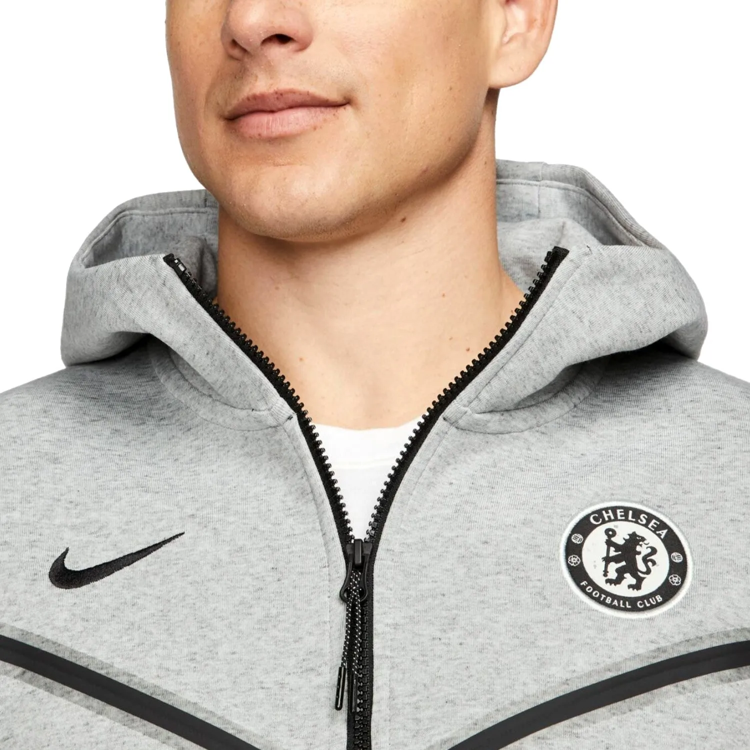 Chelsea FC grey Tech Fleece presentation tracksuit 2023/24 - Nike