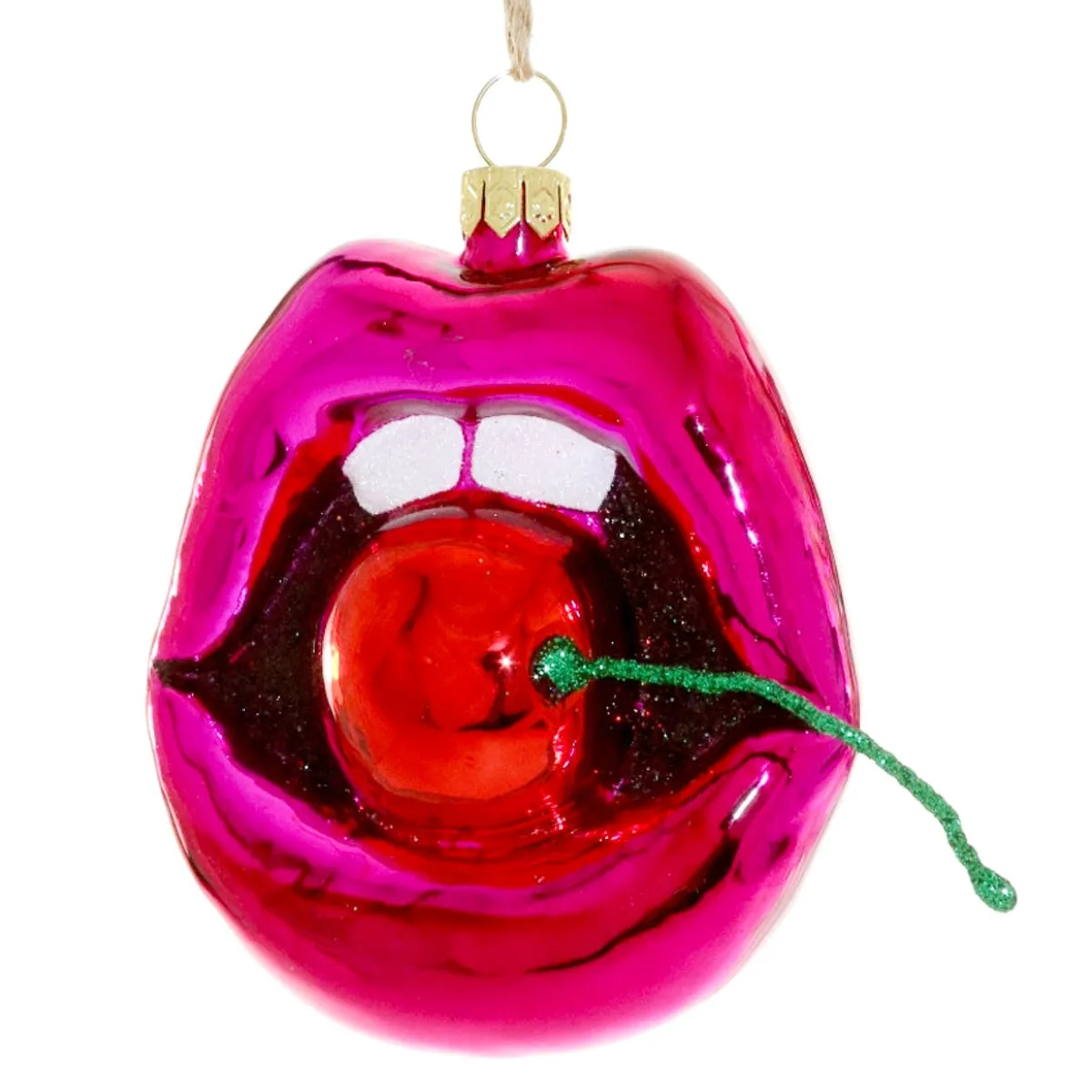 Cherry Lips Ornament