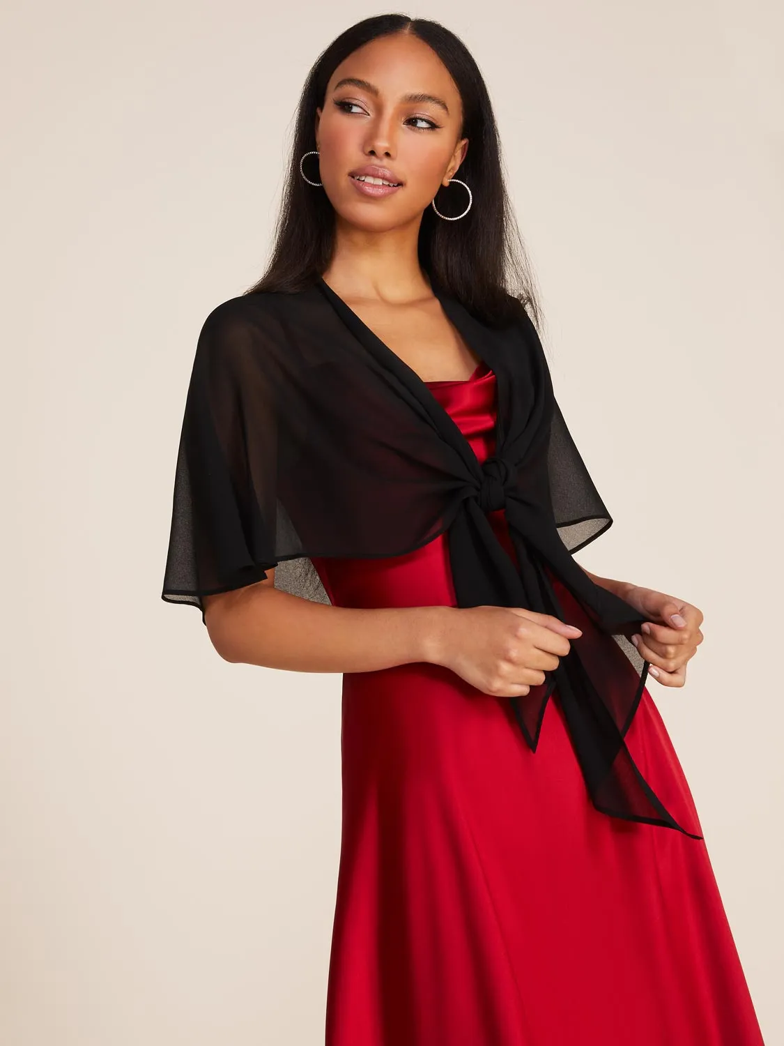 Chiffon Shawl Cover-Up