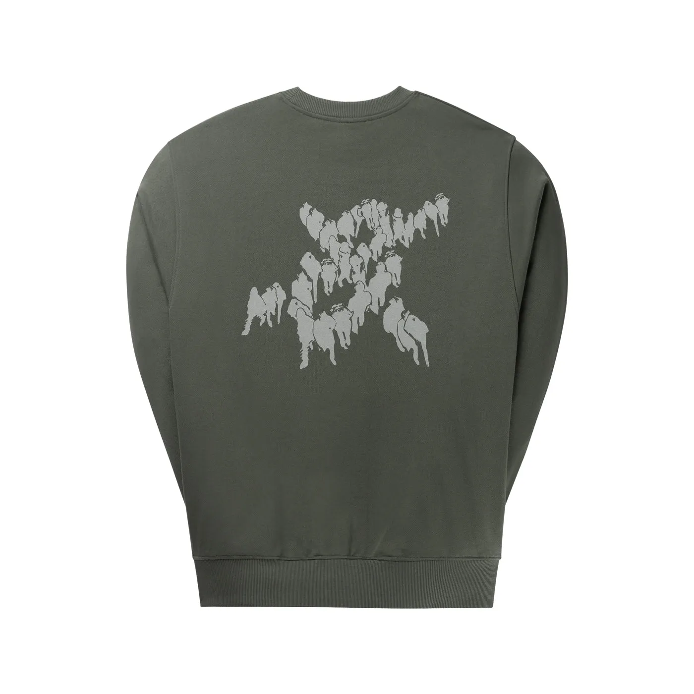 Chimera Green Shield Crowd Relaxed Sweater