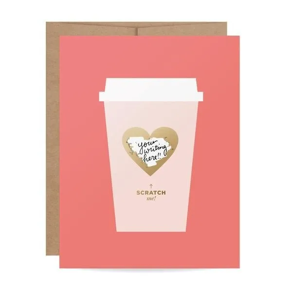 Coffee Love Scratch-off Card