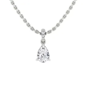 Cora - 18ct White Gold - Pear