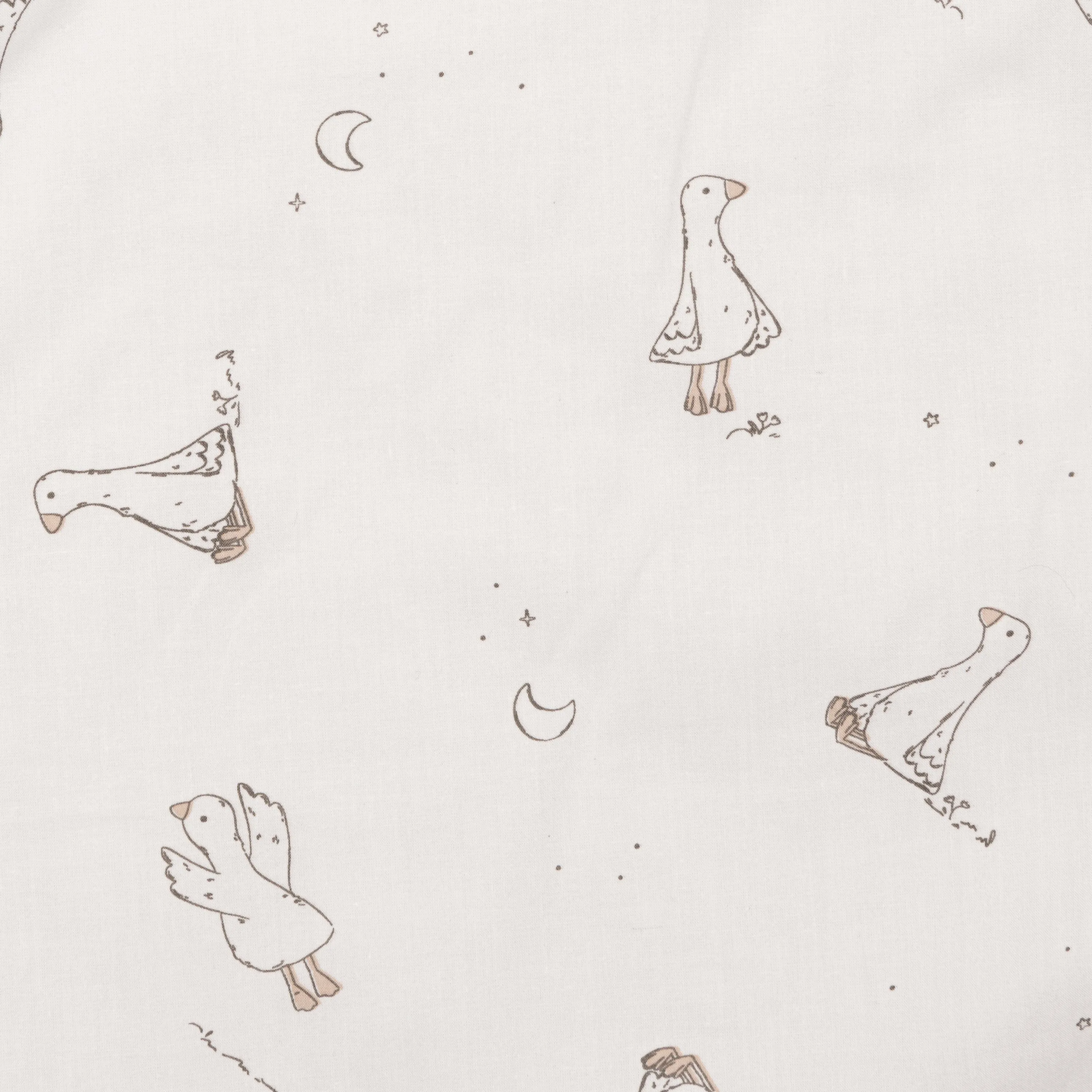 Crib bed skirt - Goose