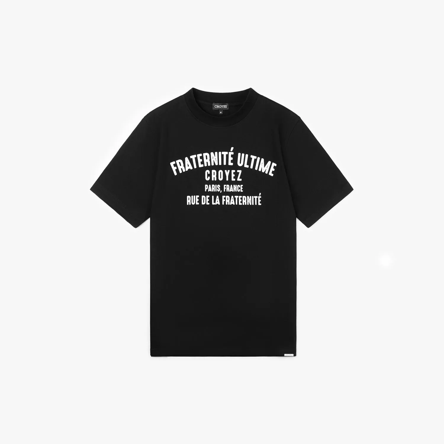 CROYEZ FRATERNITÉ T-SHIRT V2 - BLACK/WHITE