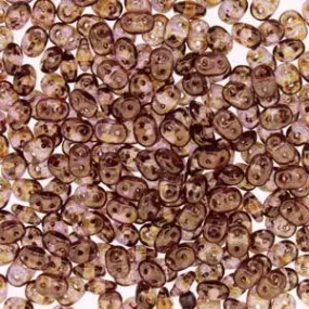 Crystal Senegal Brown - SuperDuo, 2.5x5mm 22g