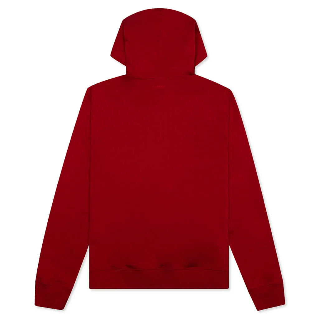 Curb Embroidered Hoodie - Lipstick