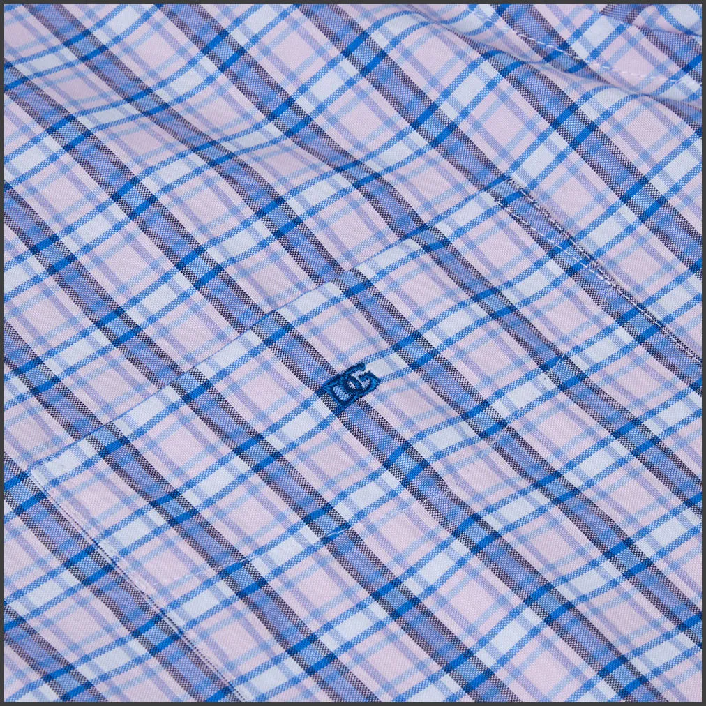 Dg's Pink Check SS Shirt-