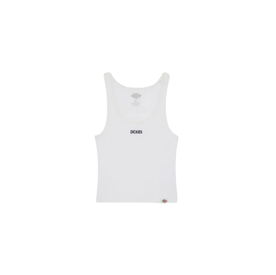 Dickies Yorktown DK0A4YRSWHX1 women's ribbed tank top white