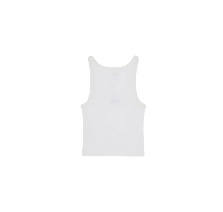 Dickies Yorktown DK0A4YRSWHX1 women's ribbed tank top white