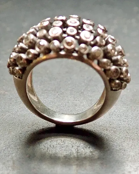 DOME CHAMPAGE DIAMONDS RING