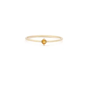 Element Ring | 14k Gold & Citrine