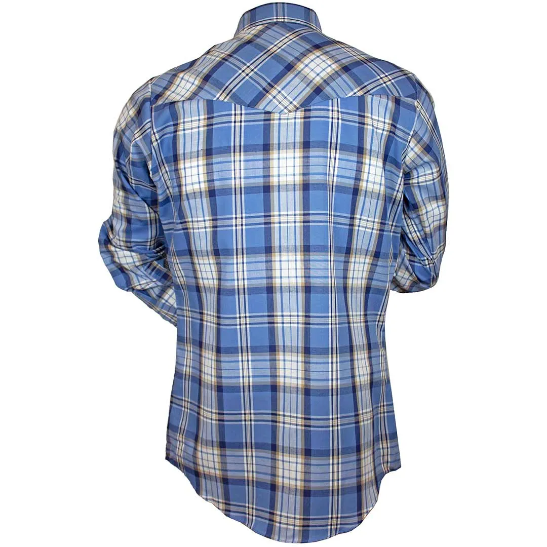 Ely Cattleman Men's Plaid Print Snap Shirt