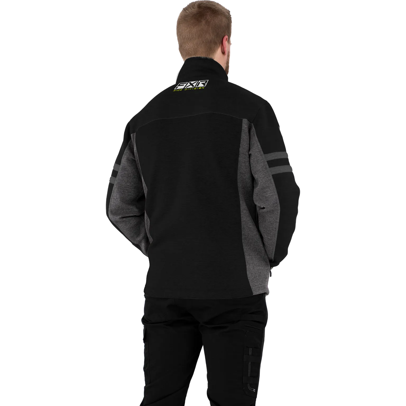 FXR Men's Elevation Tech Zip-Up Black/Hi-Vis