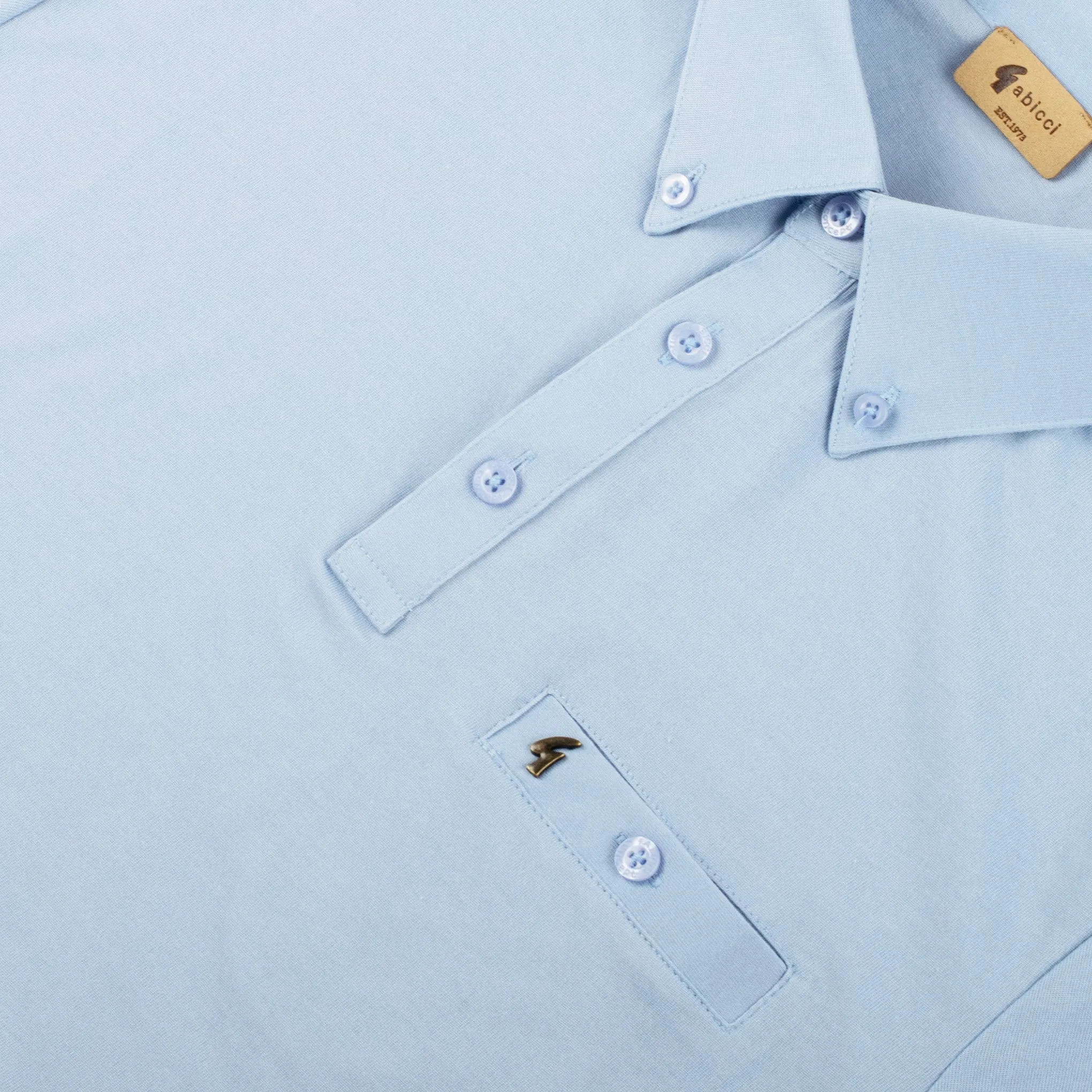 Gabicci Vintage Ladro Polo Shirt Sky